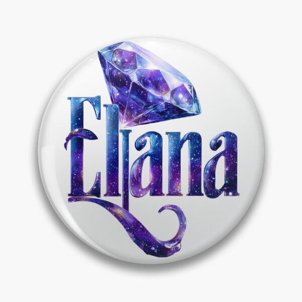 Item preview, Eliana – Deep Sapphire & Galaxy Crystal Name Art designed and sold by VisionaryVeils.