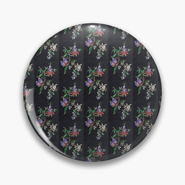 Item preview, Midnight Garden Embroidery – Victorian Bloom - Offset Grid Option designed and sold by WheelieGdArt.