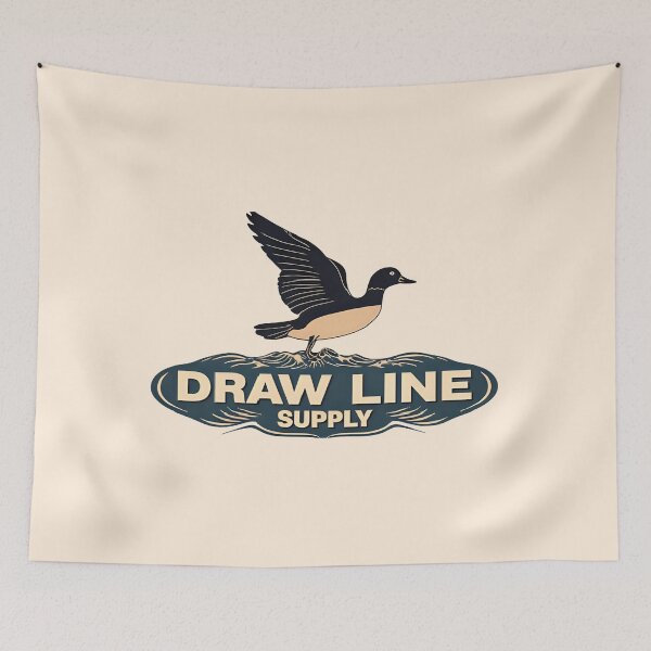 Item preview, Landing Crest – Long-tailed Duck by Draw Line Supply designed and sold by Draw Line Supply .