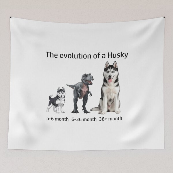 Item preview, The Evolution of a Husky designed and sold by Ranout.