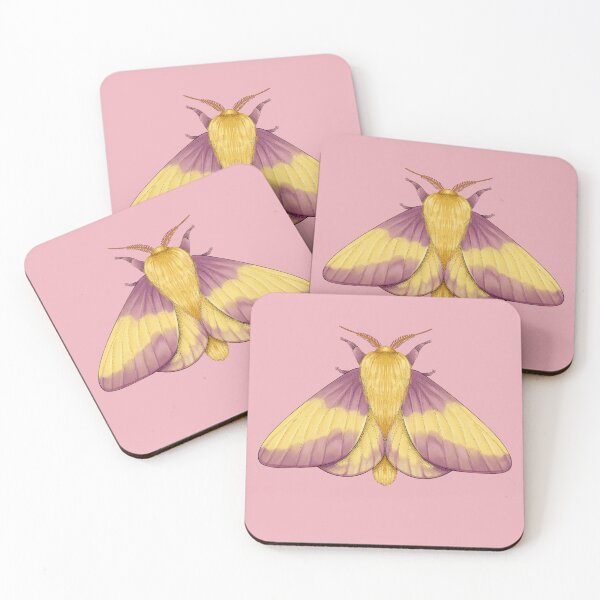 Item preview, Rosy Maple Moth designed and sold by SamanthaErynArt.