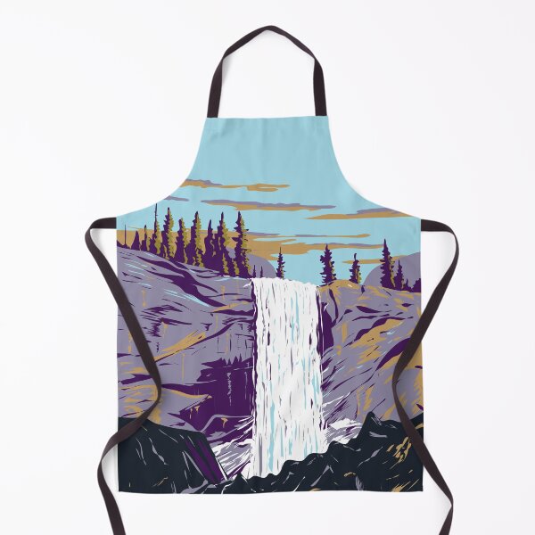 Item preview, Vernal Fall in Yosemite National Park California USA WPA Poster Art designed and sold by patrimonio.