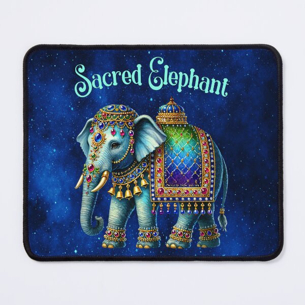 Item preview, Enchanted Sacred Elephant of Jewels and Crystals designed and sold by MysticOzzy.