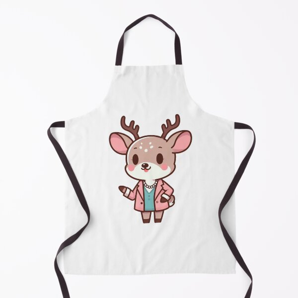Item preview, Elegant Cartoon Deer Wedding Planner in Blazer and Pearls – Bold Animal Art designed and sold by Confuzz1ed.