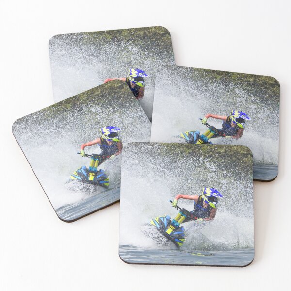 Item preview, Jet Ski racer cornering at speed creating at lot of spray designed and sold by Umdash919.