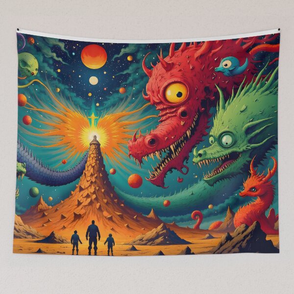 Item preview, Escape from the Cosmic Asylum designed and sold by ai-depot.