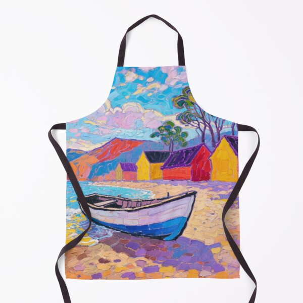 Item preview,  salcombe estuary from south sands beach（watercolour + AI） designed and sold by artsmeow.
