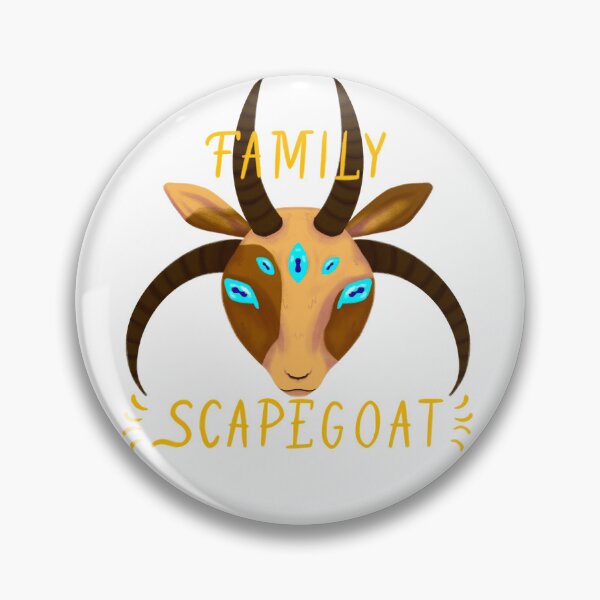 Item preview, Family Scapegoat – Horned, Eyed, and Unbothered designed and sold by OopsieWeArted.