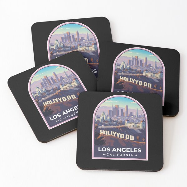 Item preview, los angeles california sticker designed and sold by TulipaGraphics.