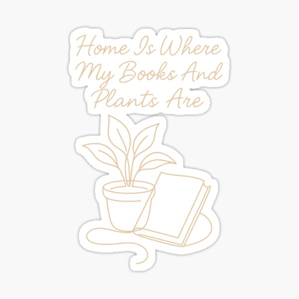 Item preview, Home Books And Plants Minimalist Art designed and sold by Dago345.