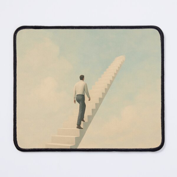 Item preview, Ocean Pool on the Road – Minimal Surreal Illustration designed and sold by PrometheusStyle.