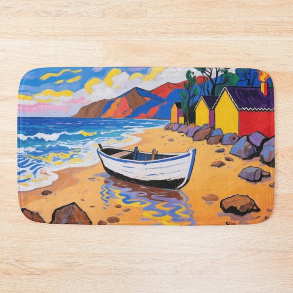Item preview,  salcombe estuary from south sands beach4（watercolour + AI） designed and sold by artsmeow.