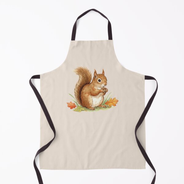 Item preview, The squirrel and his autumn treasure designed and sold by DakotaPoppin.