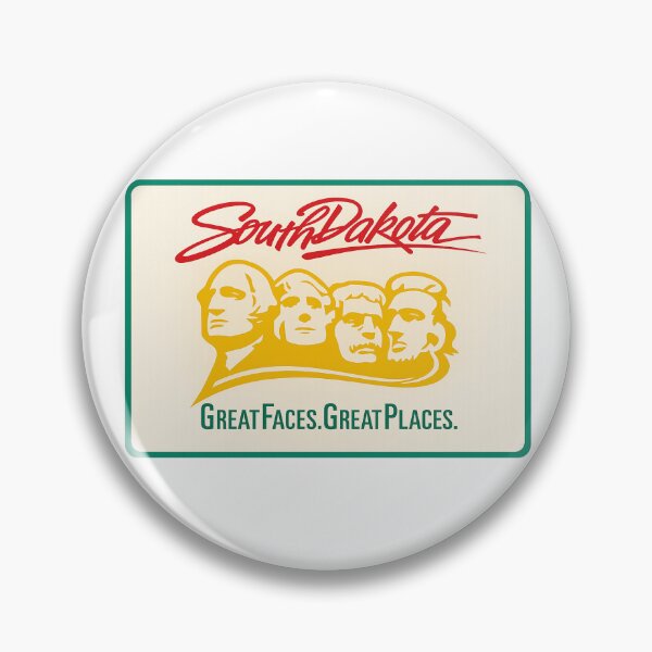 Item preview, South Dakota Welcome Sign – Mount Rushmore “Great Faces. Great Places.” Design designed and sold by ArtSpireWorks.