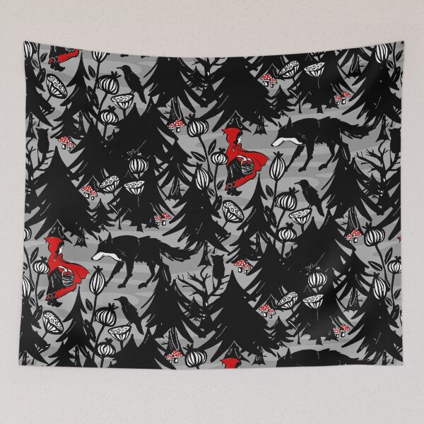 Item preview, little red riding hood and the wolf designed and sold by kobyakov.