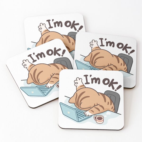 Item preview, Overwhelmed but Hanging On designed and sold by Nojom-.