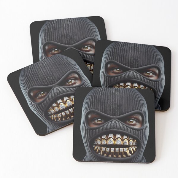 Item preview, Masked Luxury Grin – Streetwear Urban Art Design designed and sold by WHITE FLAME PRINTS.
