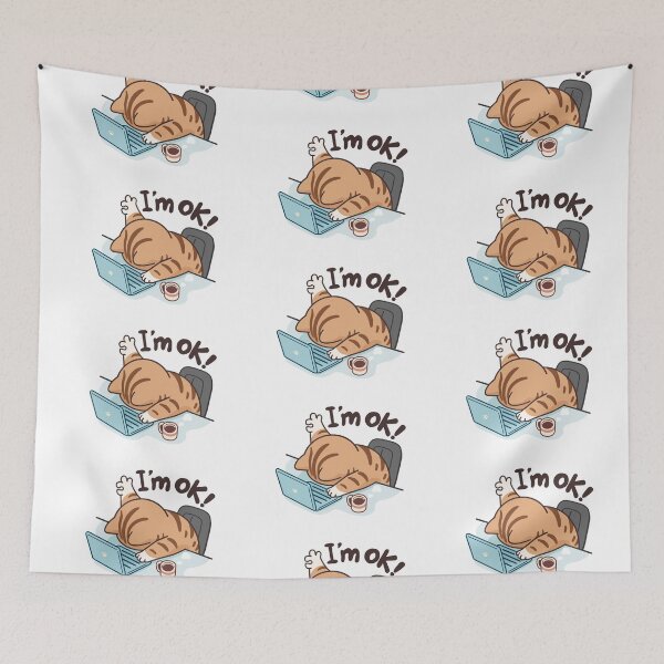Item preview, Overwhelmed but Hanging On designed and sold by Nojom-.