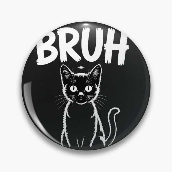 Item preview, Funny black bruh cat vibe  designed and sold by PrintopiaHaven.