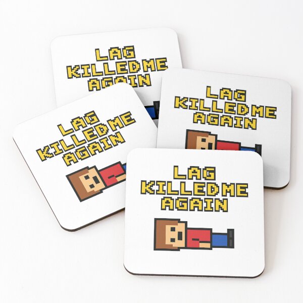 Item preview, Lag Killed Me Again – Gamer Pixel Art Meme designed and sold by Design_Your_Day.