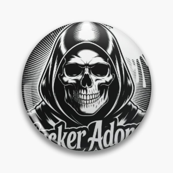 Item preview, Hacker Adonai – Hooded Skull Cyberpunk Hacker Design designed and sold by dortmond.