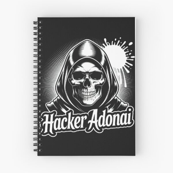 Item preview, Hacker Adonai – Hooded Skull Cyberpunk Hacker Design designed and sold by dortmond.