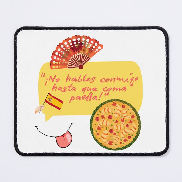Item preview, > “Don’t talk to me until I eat paella!” – Funny phrase for Spanish food lovers designed and sold by Art by Safae.