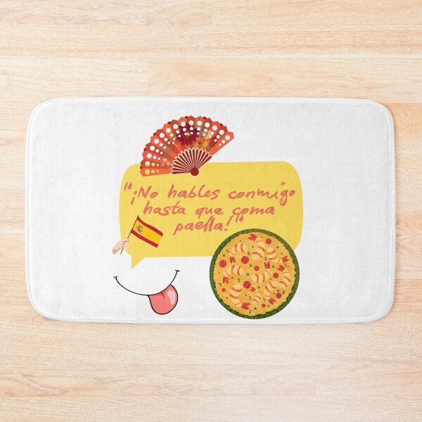 Item preview, > “Don’t talk to me until I eat paella!” – Funny phrase for Spanish food lovers designed and sold by Art by Safae.