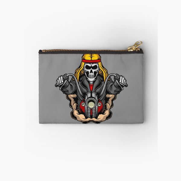 Item preview, Skeleton on vintage American motorcycle designed and sold by Joncasmiart.