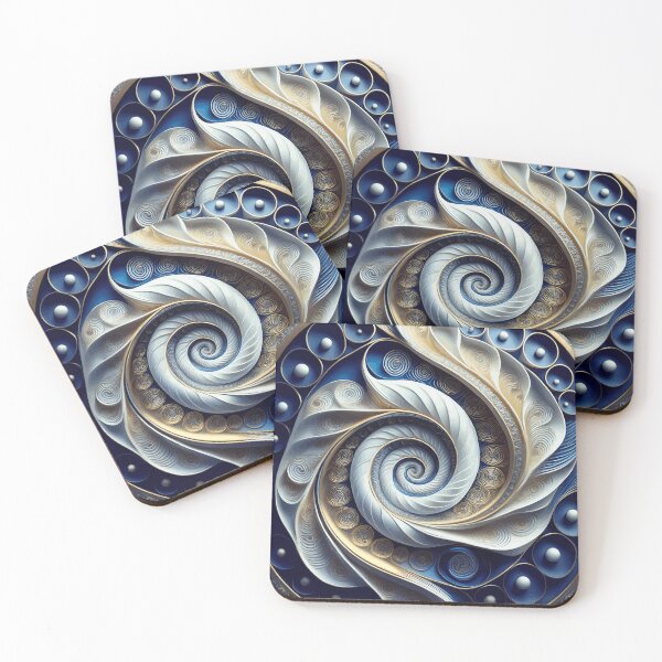 Item preview,  Colorful Abstract Fibonacci Art 8 designed and sold by Vicky Brago-Mitchell®.