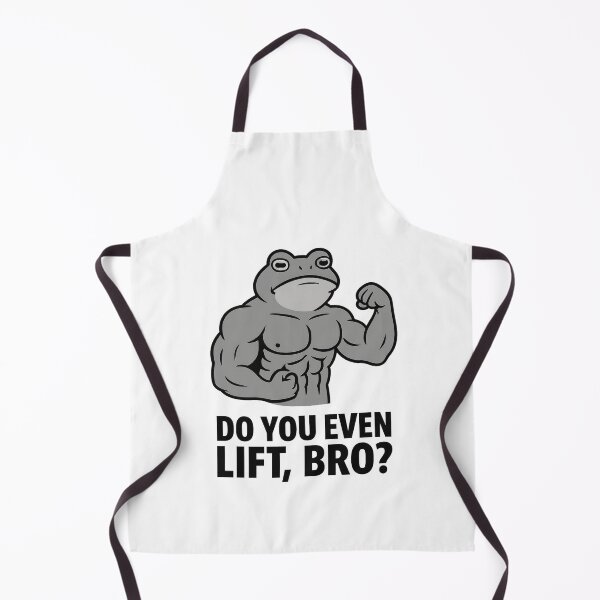 Item preview, Do You Even Lift, Bro? – Funny Buff Frog Gym Meme Design designed and sold by Enea Kelo.