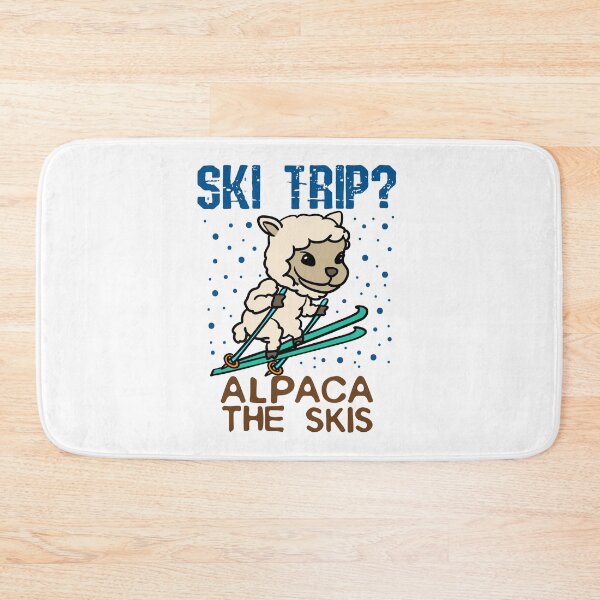 Item preview, Funny Skiing Alpaca Ski Trip designed and sold by jaygo.