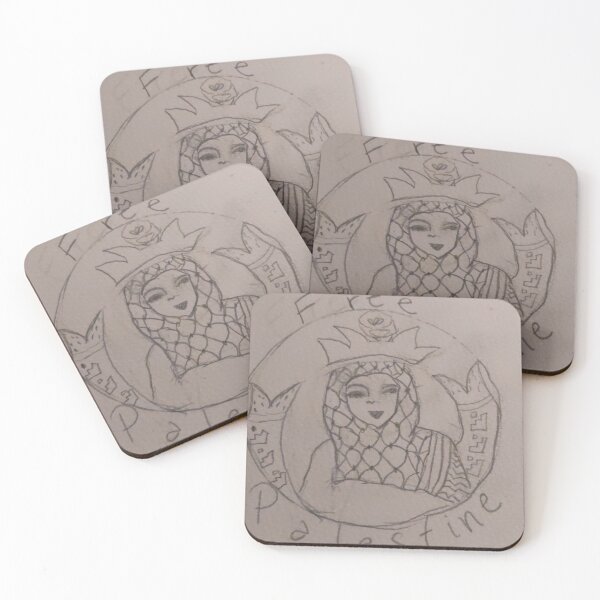 Item preview, Free Palestine coffee logo designed and sold by Puck the fae .