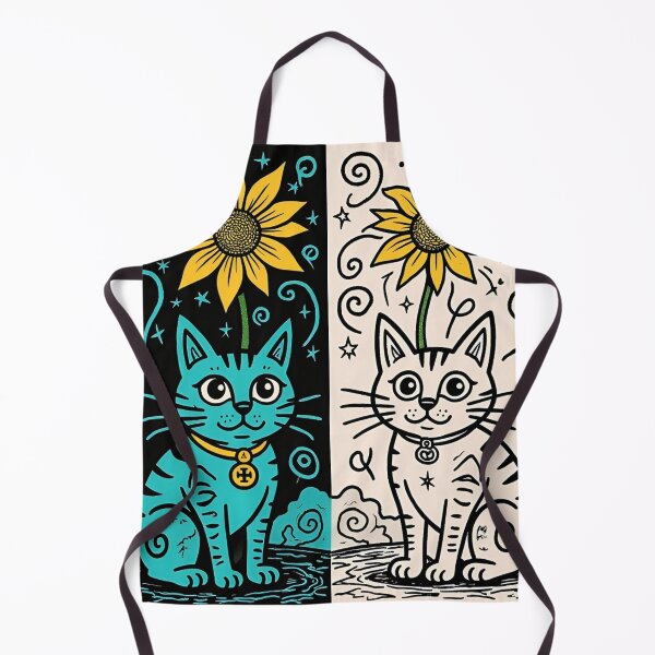 Item preview, Night Cat | Day Cat - Duality of Cat designed and sold by AJSRPrints.