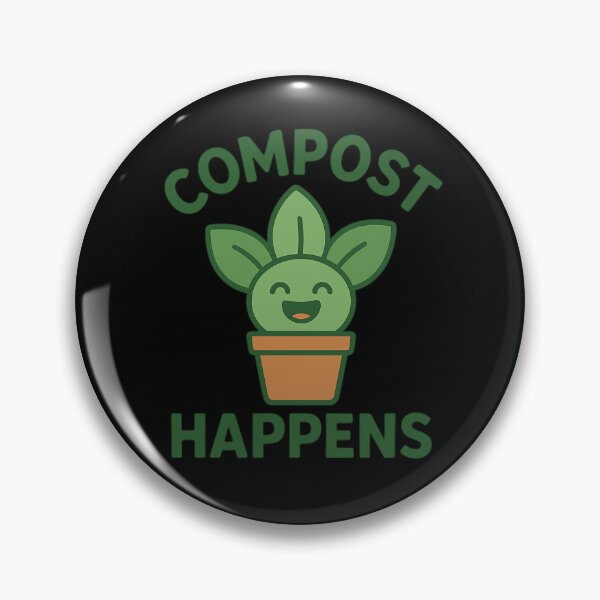 Item preview, Compost Happens – Funny Eco-Friendly Illustration designed and sold by Design_Your_Day.