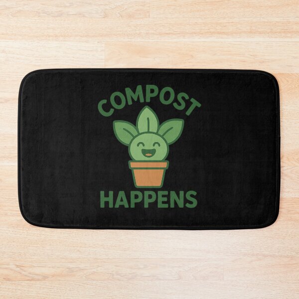 Item preview, Compost Happens – Funny Eco-Friendly Illustration designed and sold by Design_Your_Day.