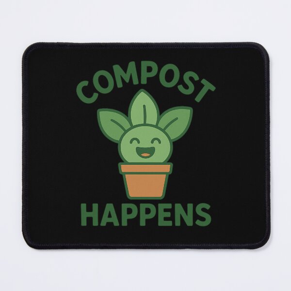 Item preview, Compost Happens – Funny Eco-Friendly Illustration designed and sold by Design_Your_Day.