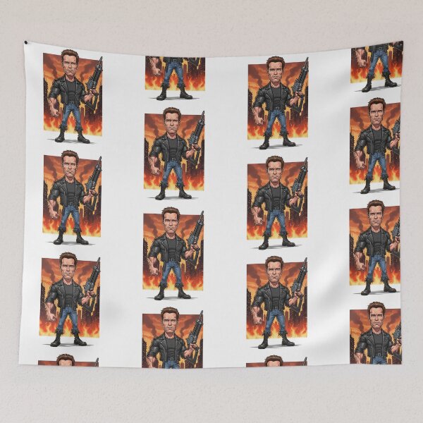 Item preview, Funny Caricature of Arnold Schwarzenegger as the Terminator designed and sold by vectorlove.