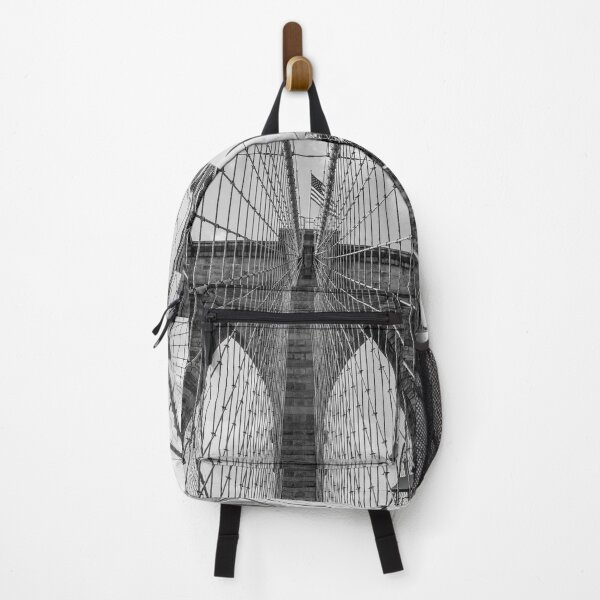 Item preview, Brooklyn Bridge Symmetry in Black and White designed and sold by Wild Afterglow.