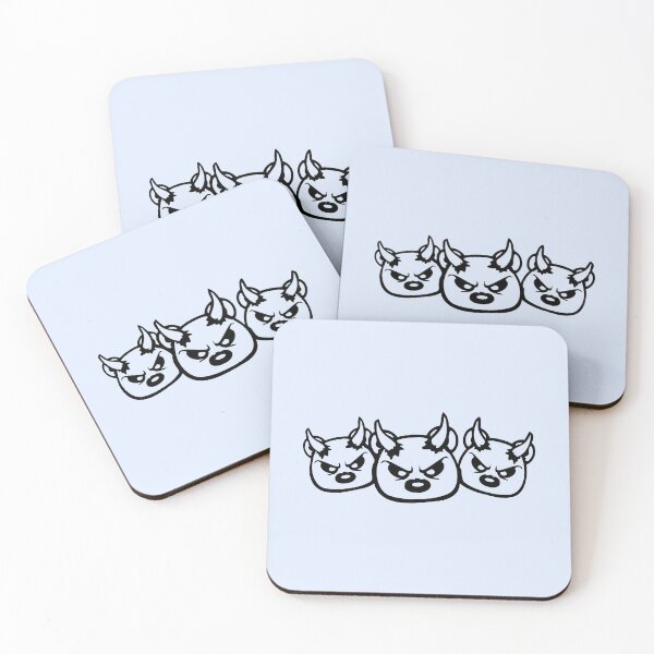 Item preview, 3 Bears Team Devil Hell Satan Evil Purgatory Naughty Friends designed and sold by shirt-o-mat.