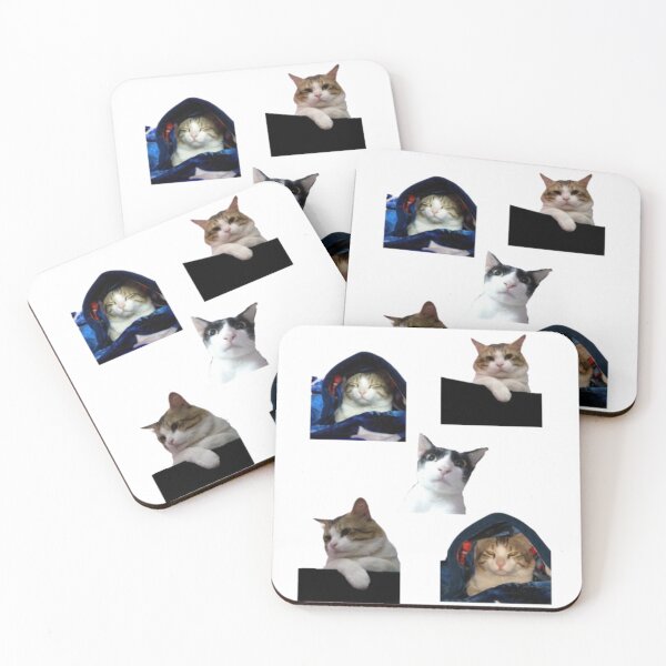 Item preview, Drama Cat Club – Mood Faces of Bullet and Bubbles designed and sold by BulletKitty82.
