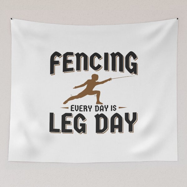 Item preview, Fencing Sport Every Day Is Leg Day designed and sold by jaygo.