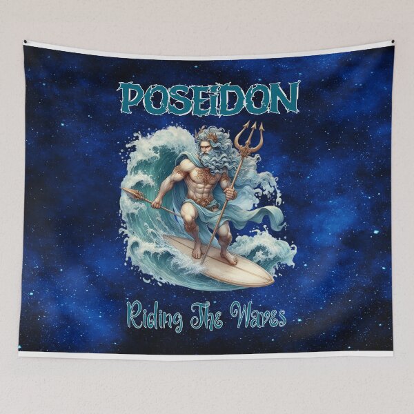 Item preview, Poseidon: God of the Waves designed and sold by MysticOzzy.