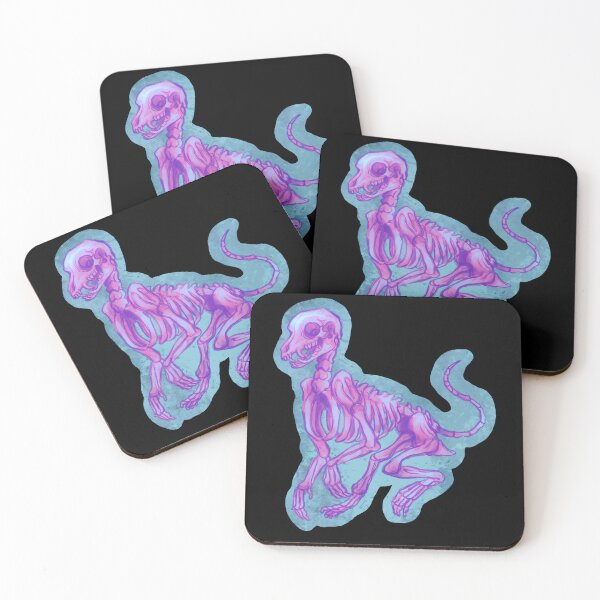 Item preview, Dog Skelly Sticker  designed and sold by drowsyghost.
