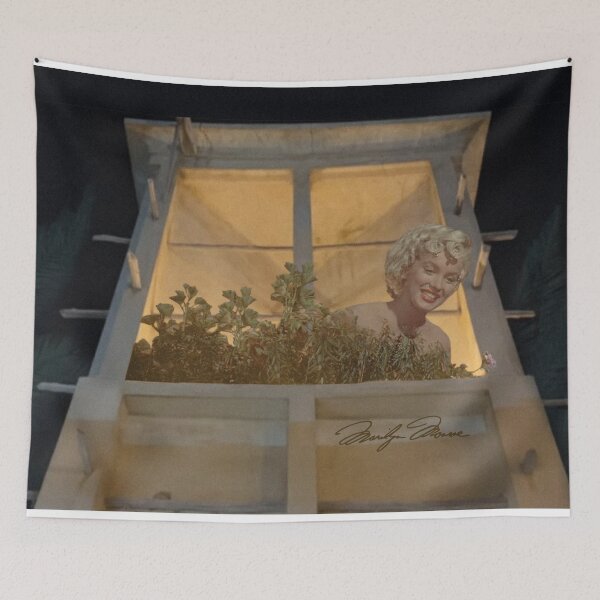 Item preview, Marilyn Monroe on a Balcony at Night designed and sold by Monroe Store.