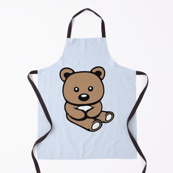 Artikelvorschau, Sitzender Bär Teddy Mit Großer Nase Freundlich Niedlich Kind Zeichnung entworfen und verkauft von shirt-o-mat.