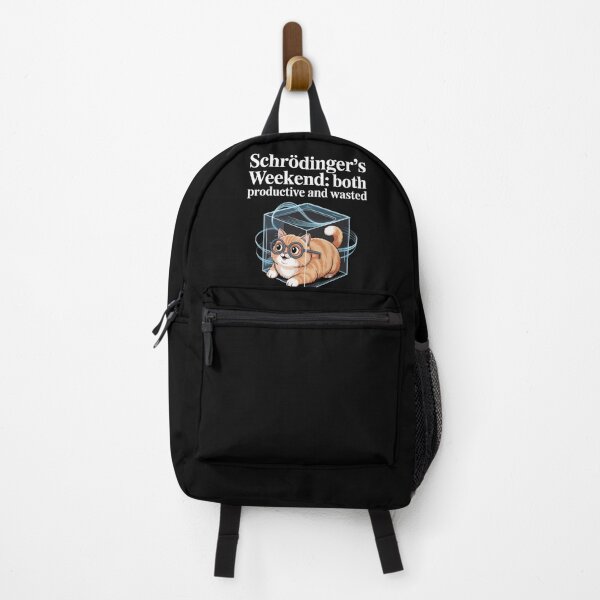 Item preview, Schrodinger's weekend, both productive and wasted, quantum physics designed and sold by NoetherSym.