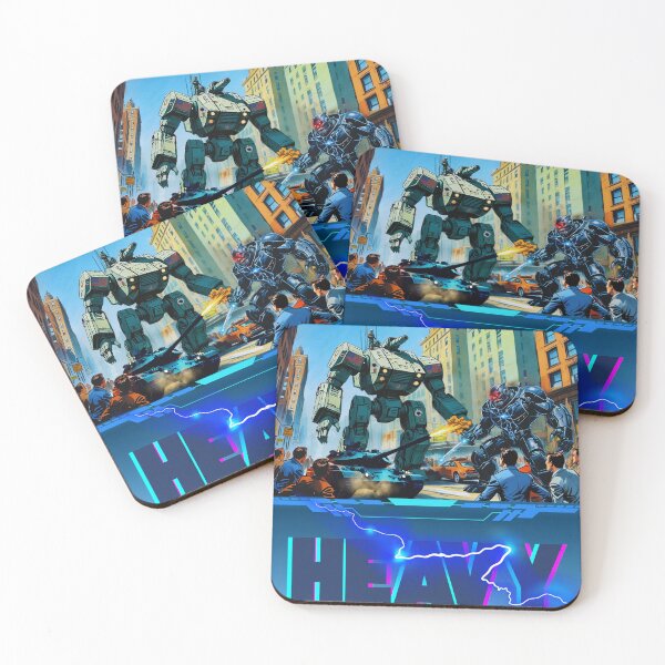 Item preview, Heavy Metal Robots Battle on the streets designed and sold by RodimusG1Art.