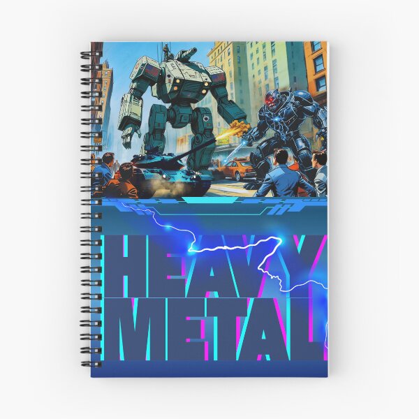 Item preview, Heavy Metal Robots Battle on the streets designed and sold by RodimusG1Art.