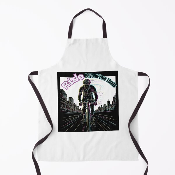 Item preview, Ride Beyond Your Limits | Neon Cyberpunk Cyclist designed and sold by All-Shopping.